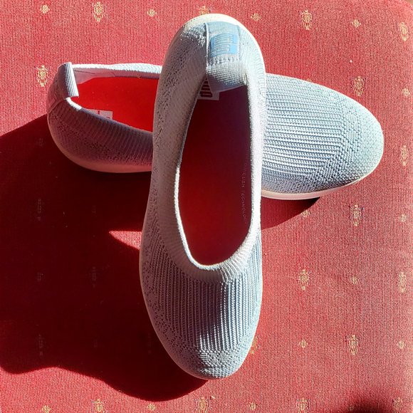 Fitflop Shoes - FitFlop Überknit Crystal Slip-On Ballerina Flats - Sz 11